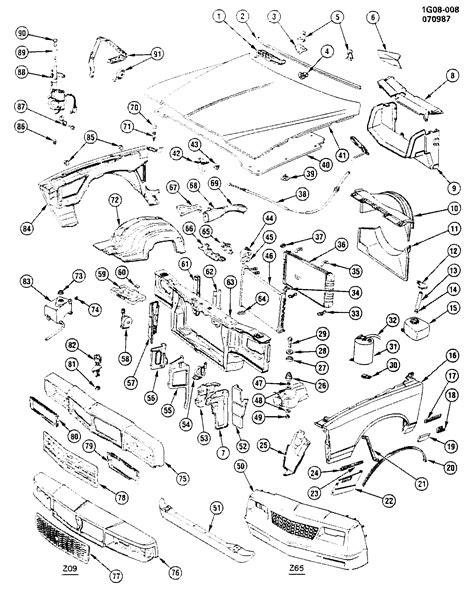 1985 el camino sheet metal parts|1985 chevy el camino parts.